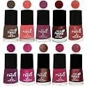 Nail Paint | Glossy &amp; Shine Nail Polish Combo| 6 ml Each) - Set of 10 Multicolor,04818