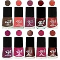 Nail Paint | Glossy &amp; Shine Nail Polish Combo| 6 ml Each) - Set of 10 Multicolor,04822