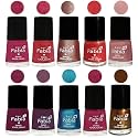 Nail Paint | Glossy &amp; Shine Nail Polish Combo| 6 ml Each) - Set of 10 Multicolor,05184