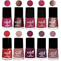 Nail Paint | Glossy &amp; Shine Nail Polish Combo| 6 ml Each) - Set of 10 Multicolor,05086