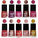 Nail Paint | Glossy &amp; Shine Nail Polish Combo| 6 ml Each) - Set of 10 Multicolor,05016