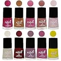 Nail Paint | Glossy &amp; Shine Nail Polish Combo| 6 ml Each) - Set of 10 Multicolor,05631