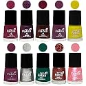 Nail Paint | Glossy &amp; Shine Nail Polish Combo| 6 ml Each) - Set of 10 Multicolor,05929