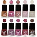 Nail Paint | Glossy &amp; Shine Nail Polish Combo| 6 ml Each) - Set of 10 Multicolor,05648