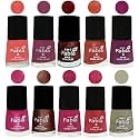 Nail Paint | Glossy &amp; Shine Nail Polish Combo| 6 ml Each) - Set of 10 Multicolor,04864