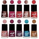 Nail Paint | Glossy &amp; Shine Nail Polish Combo| 6 ml Each) - Set of 10 Multicolor,05116