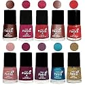 Nail Paint | Glossy &amp; Shine Nail Polish Combo| 6 ml Each) - Set of 10 Multicolor,05146