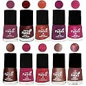Nail Paint | Glossy &amp; Shine Nail Polish Combo| 6 ml Each) - Set of 10 Multicolor,04898