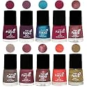 Nail Paint | Glossy &amp; Shine Nail Polish Combo| 6 ml Each) - Set of 10 Multicolor,05371