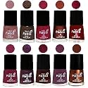 Nail Paint | Glossy &amp; Shine Nail Polish Combo| 6 ml Each) - Set of 10 Multicolor,05872