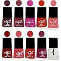 Nail Paint | Glossy &amp; Shine Nail Polish Combo| 6 ml Each) - Set of 10 Multicolor,05381