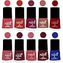 Nail Paint | Glossy &amp; Shine Nail Polish Combo| 6 ml Each) - Set of 10 Multicolor,05479