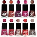 Nail Paint | Glossy &amp; Shine Nail Polish Combo| 6 ml Each) - Set of 10 Multicolor,04941