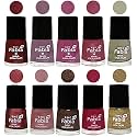 Nail Paint | Glossy &amp; Shine Nail Polish Combo| 6 ml Each) - Set of 10 Multicolor,05776