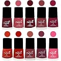 Nail Paint | Glossy &amp; Shine Nail Polish Combo| 6 ml Each) - Set of 10 Multicolor,05539