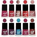Nail Paint | Glossy &amp; Shine Nail Polish Combo| 6 ml Each) - Set of 10 Multicolor,05180