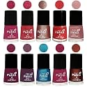 Nail Paint | Glossy &amp; Shine Nail Polish Combo| 6 ml Each) - Set of 10 Multicolor,05170