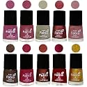 Nail Paint | Glossy &amp; Shine Nail Polish Combo| 6 ml Each) - Set of 10 Multicolor,05809