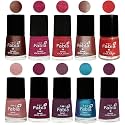 Nail Paint | Glossy &amp; Shine Nail Polish Combo| 6 ml Each) - Set of 10 Multicolor,05135