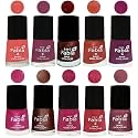 Nail Paint | Glossy &amp; Shine Nail Polish Combo| 6 ml Each) - Set of 10 Multicolor,04851