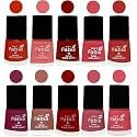 Nail Paint | Glossy &amp; Shine Nail Polish Combo| 6 ml Each) - Set of 10 Multicolor,05430