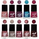 Nail Paint | Glossy &amp; Shine Nail Polish Combo| 6 ml Each) - Set of 10 Multicolor,05324