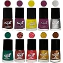 Nail Paint | Glossy &amp; Shine Nail Polish Combo| 6 ml Each) - Set of 10 Multicolor,05943