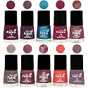 Nail Paint | Glossy &amp; Shine Nail Polish Combo| 6 ml Each) - Set of 10 Multicolor,05347