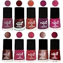 Nail Paint | Glossy &amp; Shine Nail Polish Combo| 6 ml Each) - Set of 10 Multicolor,04916