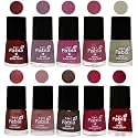 Nail Paint | Glossy &amp; Shine Nail Polish Combo| 6 ml Each) - Set of 10 Multicolor,05761