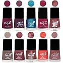 Nail Paint | Glossy &amp; Shine Nail Polish Combo| 6 ml Each) - Set of 10 Multicolor,05352