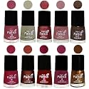 Nail Paint | Glossy &amp; Shine Nail Polish Combo| 6 ml Each) - Set of 10 Multicolor,05828