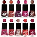 Nail Paint | Glossy &amp; Shine Nail Polish Combo| 6 ml Each) - Set of 10 Multicolor,04959