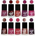 Nail Paint | Glossy &amp; Shine Nail Polish Combo| 6 ml Each) - Set of 10 Multicolor,04918