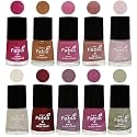 Nail Paint | Glossy &amp; Shine Nail Polish Combo| 6 ml Each) - Set of 10 Multicolor,05620