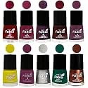 Nail Paint | Glossy &amp; Shine Nail Polish Combo| 6 ml Each) - Set of 10 Multicolor,05918