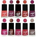 Nail Paint | Glossy &amp; Shine Nail Polish Combo| 6 ml Each) - Set of 10 Multicolor,04850