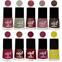Nail Paint | Glossy &amp; Shine Nail Polish Combo| 6 ml Each) - Set of 10 Multicolor,05820