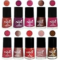 Nail Paint | Glossy &amp; Shine Nail Polish Combo| 6 ml Each) - Set of 10 Multicolor,05018