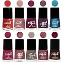 Nail Paint | Glossy &amp; Shine Nail Polish Combo| 6 ml Each) - Set of 10 Multicolor,05288