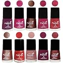 Nail Paint | Glossy &amp; Shine Nail Polish Combo| 6 ml Each) - Set of 10 Multicolor,05043