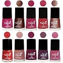 Nail Paint | Glossy &amp; Shine Nail Polish Combo| 6 ml Each) - Set of 10 Multicolor,05076