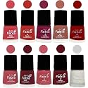 Nail Paint | Glossy &amp; Shine Nail Polish Combo| 6 ml Each) - Set of 10 Multicolor,05481