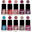 Nail Paint | Glossy &amp; Shine Nail Polish Combo| 6 ml Each) - Set of 10 Multicolor,05240