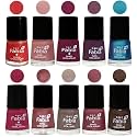 Nail Paint | Glossy &amp; Shine Nail Polish Combo| 6 ml Each) - Set of 10 Multicolor,05282