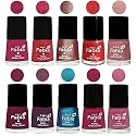 Nail Paint | Glossy &amp; Shine Nail Polish Combo| 6 ml Each) - Set of 10 Multicolor,05157