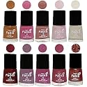 Nail Paint | Glossy &amp; Shine Nail Polish Combo| 6 ml Each) - Set of 10 Multicolor,05660