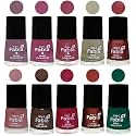 Nail Paint | Glossy &amp; Shine Nail Polish Combo| 6 ml Each) - Set of 10 Multicolor,05788