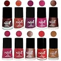Nail Paint | Glossy &amp; Shine Nail Polish Combo| 6 ml Each) - Set of 10 Multicolor,04946