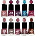 Nail Paint | Glossy &amp; Shine Nail Polish Combo| 6 ml Each) - Set of 10 Multicolor,05333